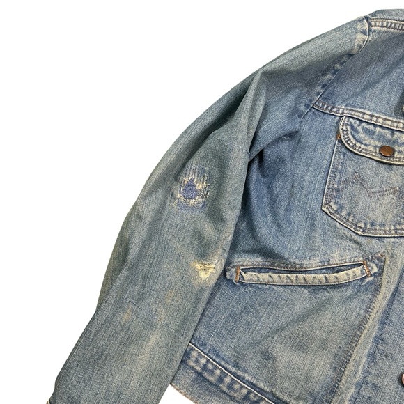 Vintage Maverick Blue Bell 70s medium wash denim jacket USA size S/M - Picture 8 of 8